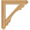 Ekena Millwork Olympic Arts & Crafts Rough Sawn Bracket, Western Red Cedar, 6"W x 40"D x 44"H BKT06X40X44OLY03RWR - alternate 3